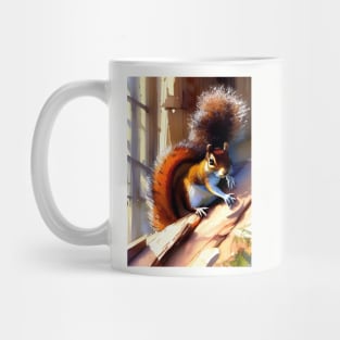 STARTLED SQUIRREL WITH BEAUTIFUL TAIL Mug